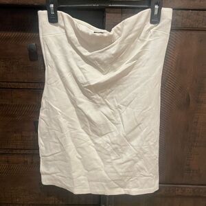 Forever 21 Strapless Cream Dress